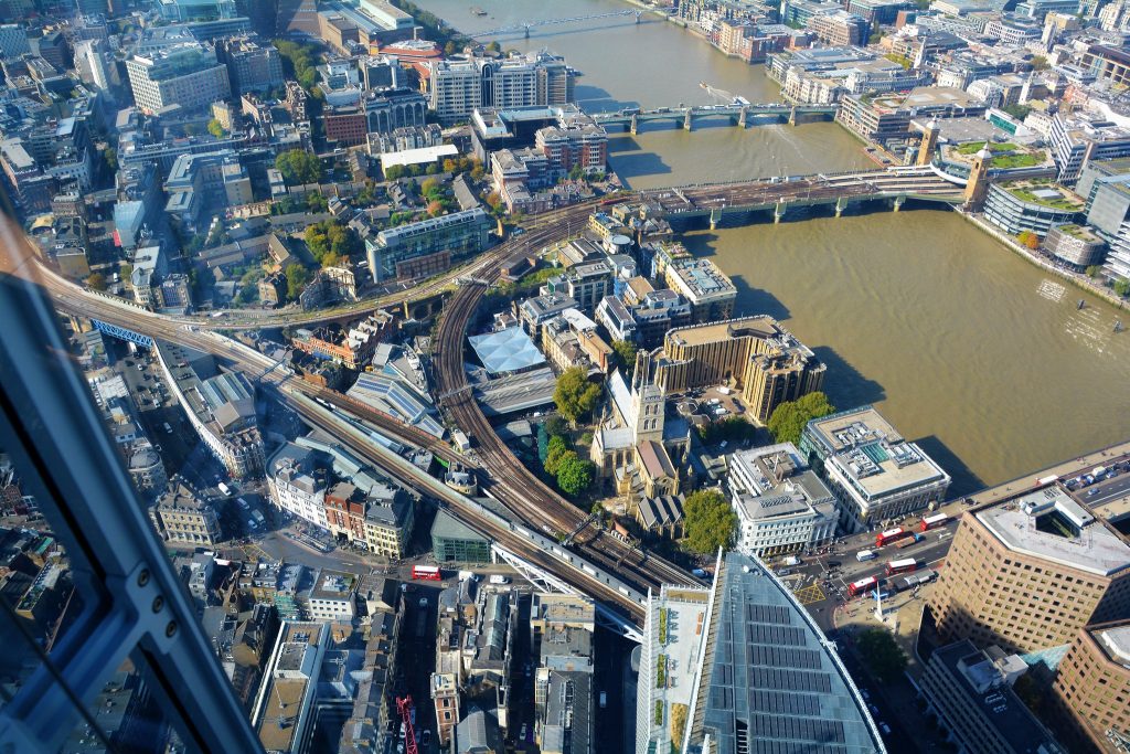 Southwark Ariel View, Popular Workspace L;ocation