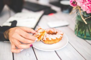 Doughnuts delivered to clients in office space for rent in London