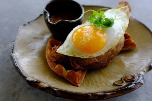 Duck and Waffle Signature Dish business breakfast