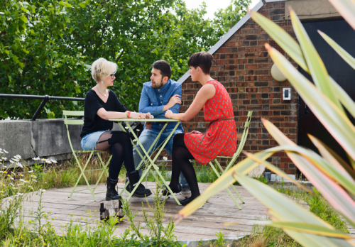Kings Cross Roof Terrace London office to rent