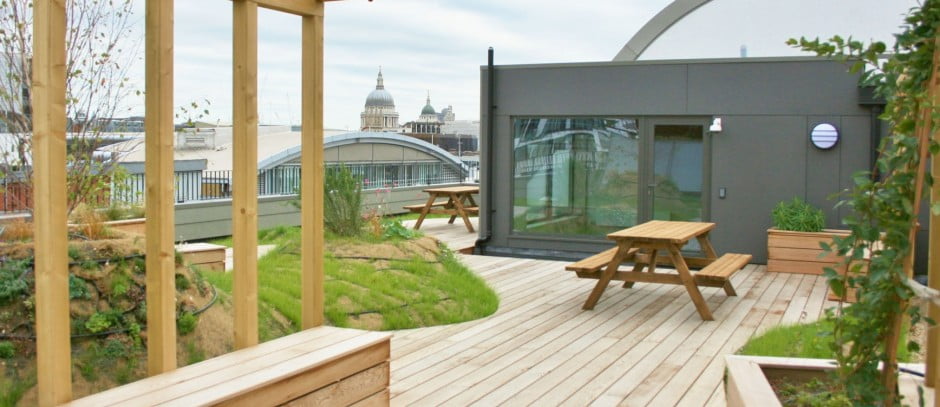 office space in Farringdon roof terrace