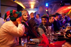 Office in Central London xmas party drinks