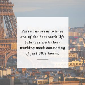 Parisians work life balance quote