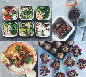 Potage London office food collage