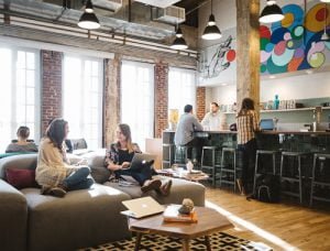 We Work office space in London Refreshments