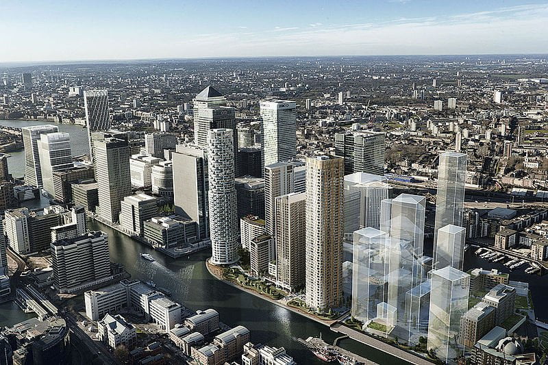 Canary Wharf Group Buy Out Wood Wharf Flexible Office Space in London